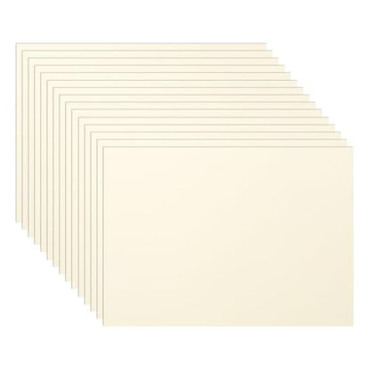 Guakicae 24 Sheets Cream Cardstock 8.5 x 11 Craft Paper 110lb | Heavyweight Off White Paper Card Stock for DIY Cards Making, Wedding Invitations, Business Cards, Birthday - color: Cream, size: 8.5x11-24pcs