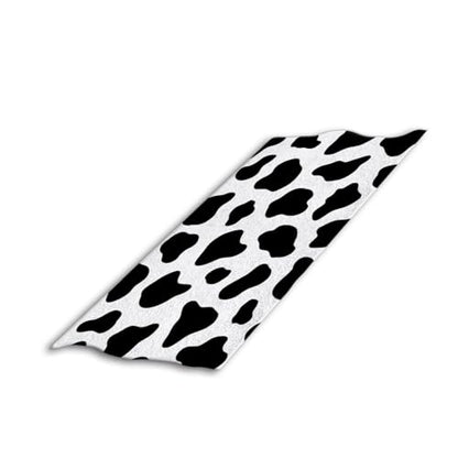 Cute White Cow Beach Towel Farm Cow Skin Black Spots Face Towels Suit Travel Sports Pool Swimming Bath Camping Spa Gym Yoga,15x30 Inch - color: White Cow