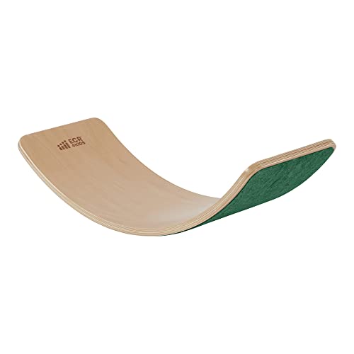 ECR4Kids Balance Board, Montessori Toy, Green - color: Green