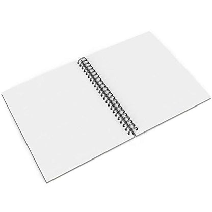 Arteza Sketch Book, 9x12-inch Gray Drawing Pad, 100 Sheets, 68 lb 100 GSM, Hardcover Drawing Book, Spiral-Bound Sketch Pad for Pencils, Charcoal, Pens, Crayons and Other Dry Media