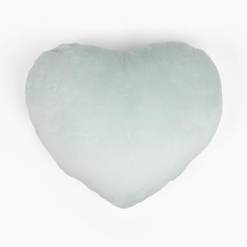 HUGIMALS Heart to Hug Pillow in Mist | 5 lb Cozy Weighted Pillow for Self Care Ultra Soft Sensory Heart Shaped Pillow for Comfort, Relaxation, Sleep - Thoughtful Gift for Adults and Teens - color: Mist