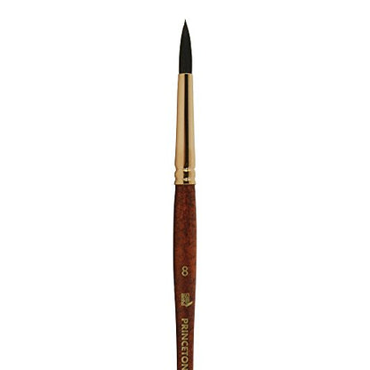 Princeton Artist Brush, Neptune Series 4750, Synthetic Squirrel Watercolor Paint Brush, Round, Size 8 - size: Size 8