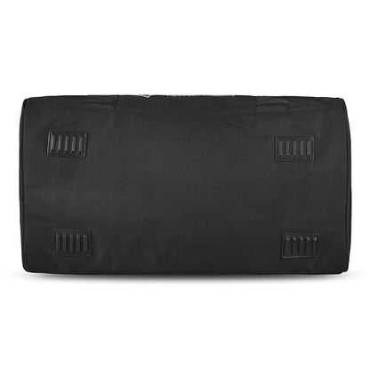 Beast Power Gear Gym Duffle Bag- Workout, Boxing, MMA, Sports Bag with Shoes Compartment and Adjustable Shoulder Strap for Men and Women (Black/Gray) - color: Black/Gray