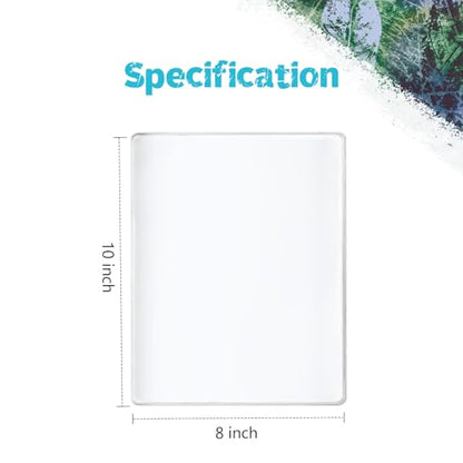 Vollence 8” X 10” Gel Printing Plate - Reusable Gel Monoprinting Plate for Press Art - size: 8" x 10"