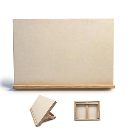 Desktop Easel,Easel for Painting – Adjustable Wooden Stand for Tabletop, Perfect for Artists, Students, and Hobbyists