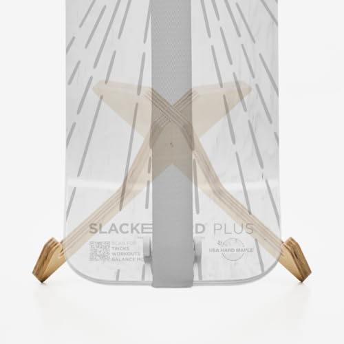 GIBBON SlackBoard Accessories, 3 Choices: Stand, Excercise Cards, Pole | Slack Board Stand Display Rack, Standing Pole 60” to Assist Balance Training, or 52 Exercise Cards Deck for Fitness Workouts - color: SlackBoard Stand