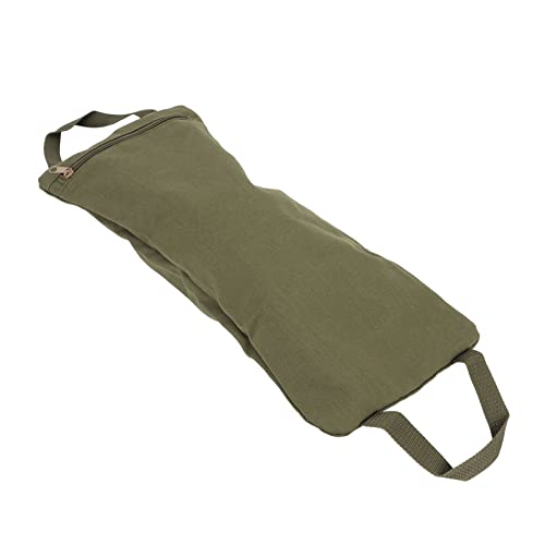 Topyond Sand Bag for Weight Training, Green Yoga Sand Bag with Handle