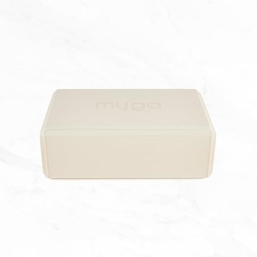 MYGA Yoga Block,Lightweight EVA Foam Yoga Brick,High Density Non-Slip Block for Yoga Poses, Pilates, Balance and Flexibility - color: Sand, size: One Size