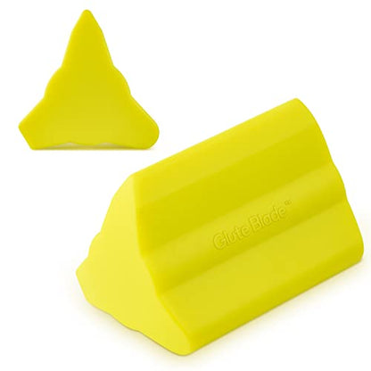 Piriformis Massage Roller, Medium Density, Yellow | Targeted Trigger Point Massager Tool for Hip, Leg, Lower Back, Muscle Knot Release and Sciatica, 3 Different Heads - style: Medium Density