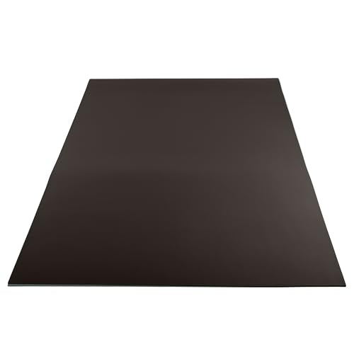 Large Yoga Mat - 6’x4’ Wide Exercise Mat - 8mm Thick Waterproof Non-Slip Workout Mat - Gym Flooring for Home Gym Studio Workouts, Pilates, Stretching and Meditation - Fitness Mat by Wakeman - color: Black