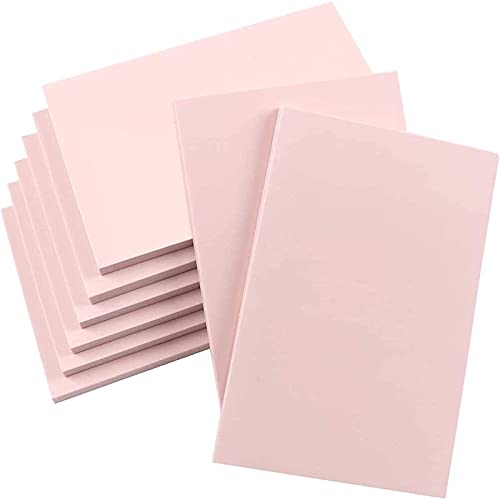 SGHUO 20 Pcs 4" x 6" Pink Rubber Carving Blocks Linoleum Block Stamp Making Kit for Printmaking, Stamp Soft Rubber Crafts, Soft and Easy to Carve