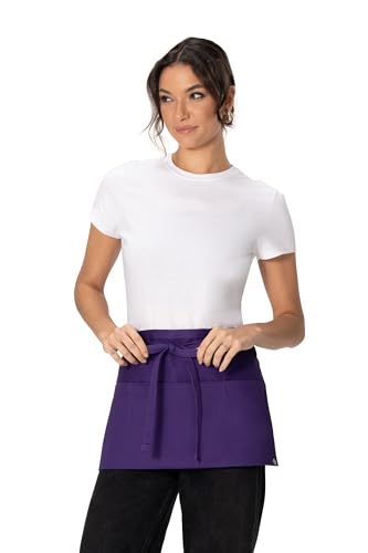 Chef Works Unisex Waitress Apron - color: Purple