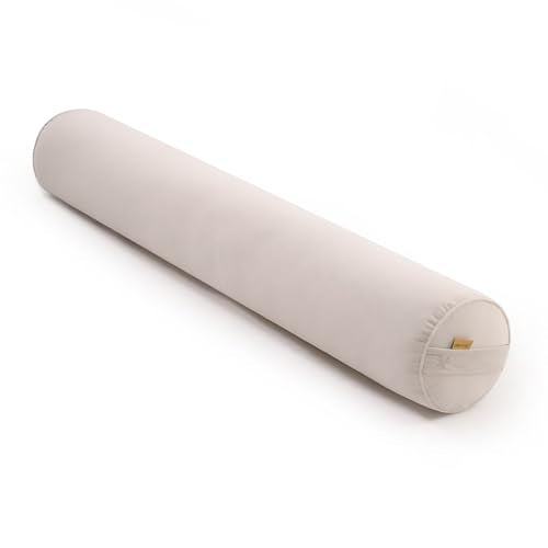 Body Pillow for Adults,Long Round Pillow,Big Cylindrical Pillow,Large Full Bolster Pillows for Side Sleepers (Misty White, 47.24"*7.87") - color: Misty White, size: 47.24"*7.87"