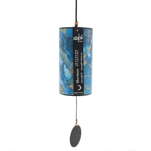 Zaphir Chimes - Includes 1 Chime/Tuned According to the 5 Seasons & Elements of FengShui - size: Blue Moon: Ultramarine