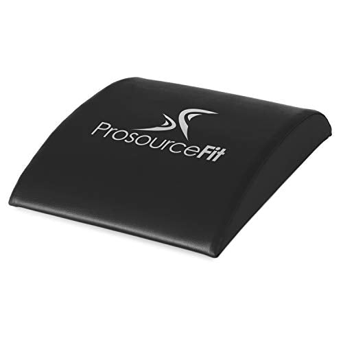 ProsourceFit Abdominal Ab Mat 15x12, High Density Core Trainer for Workouts, Conditioning, Posture Support, and Crunch Exercises; Home Fitness Equipment - color: Black