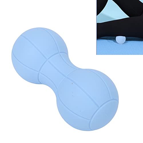 Uxsiya Double Deep Tissue Peanut Massage Ball Soft Silicone Massage Ball for Neck Back Legs Shoulders HIPS