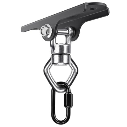 360° Swivel Swing Hanger with Ball Bearing Swing Ceiling Mount Hanging Chairs Hanger 900 LBS Capacity Aerial Silks Mount Hardware for Hammock Chair, Porch Swings, Tire Swings, gym rings, Heavy Bag - color: Ball Bearing 360° Swivel Diamond Hook ( 1 Pack )