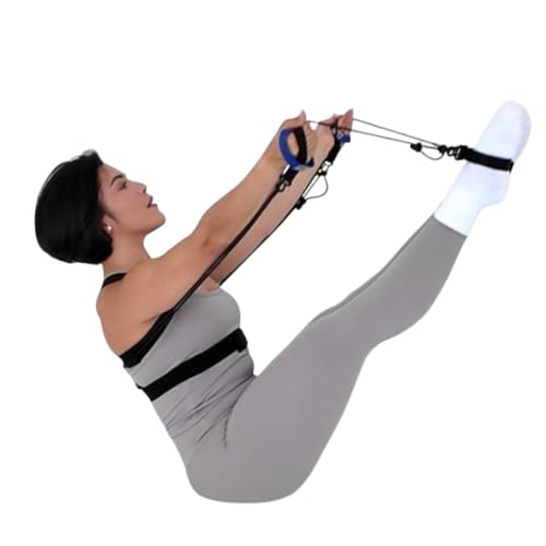 TYE4X™, Pilates Wearable Resistance and Assistance Total Body Exercise, Core Strengthening, Portable Home Gym, Pilates, Yoga, Barre, Posture, Stretching - size: Medium