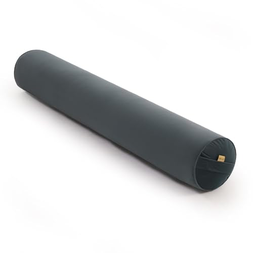 Body Pillow for Adults,Long Round Pillow,Big Cylindrical Pillow,Large Full Bolster Pillows for Side Sleepers (Charcoal Gray, 47.24"*7.87") - color: Charcoal Gray, size: 47.24"*7.87"