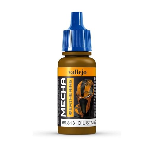 Vallejo Oil Stains (Gloss) 17ml Painting Accessories - color: Gloss Oil Stains, size: 0.57 Fl Oz (Pack of 1)
