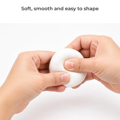 STAEDTLER FIMO Soft Polymer Clay, 1 lb White Block: Oven Bake Modeling Clay for Jewelry Making, Sculpting, DIY Crafts & School Art Projects – Soft Easy-to-Blend Craft Clay for Beginners & Artists - size: 1 lb block