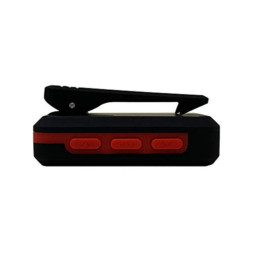 Gymboss Charge Interval Timer and Stopwatch & Watchstrap - Bundle - color: Black / Red
