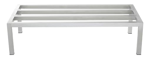 CenPro Commercial NSF Aluminum Dunnage Rack - 1,500 lb. Weight Capacity - 48"x20"x12" (28W-131) - size: 48x20x12"