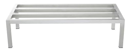 CenPro Commercial NSF Aluminum Dunnage Rack - 1,500 lb. Weight Capacity - 48"x20"x12" (28W-131) - size: 48x20x12"