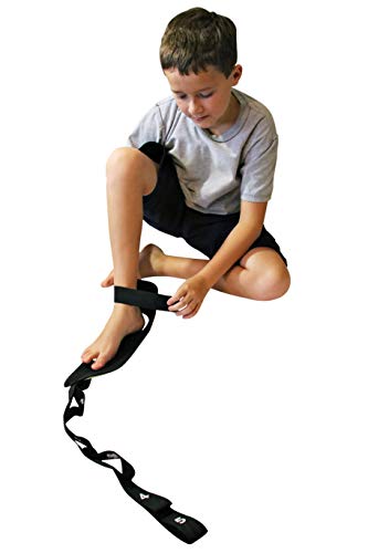 Smart Stretch Strap for Foot, Calf & Hamstring Muscles. Guided Stretching Device for Posture Correction, Plantar Fasciitis, Arch Development & Other Leg & Foot Stretches.