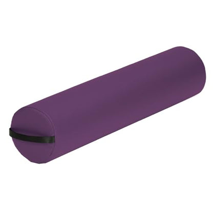 EarthLite Massage Bolster Pillow Full Round – Durable, Easy to Clean 100% PU Upholstery incl. Strap Handle/Professional Quality CFC-Free/Back Pain Relief - color: Amethyst