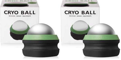 Phyya Rehab - Massage Ice Roller Ball - Roller for Muscles Deep Tissue - Cold Therapy - Plantar Fasciitis Roller (Pack of 2) - size: 1 Count (Pack of 2)