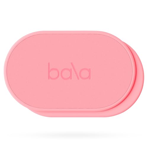 Bala Capsule Sliders for Working Out, Core Workout, Floor Exercise | Fitness Gliders for Squats, Lunges, & Push-up, Strength Slides for Yoga, Pilates, Aerobics, Women & Men - color: Blush