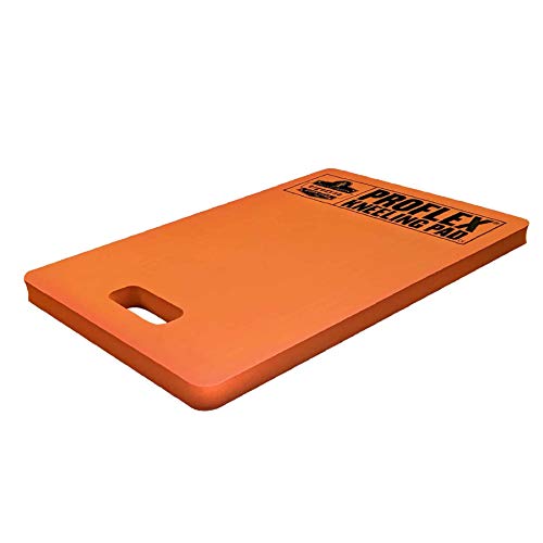 Ergodyne ProFlex 380 Kneeling Pad, Foam Knee Cushion, Water Resistant Kneeling Mat, 14" x 21" x 1", Orange, Standard - color: Orange, size: Standard