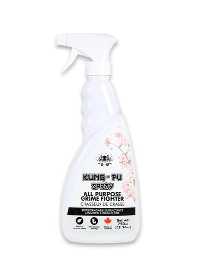 KUNG-FU SPRAY 750ML NATURAL ALL-PURPOSE DEGREASER AND GRIME FIGHTER, Plant and Mineral Based