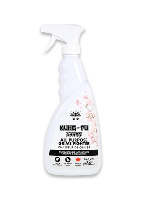 KUNG-FU SPRAY 750ML NATURAL ALL-PURPOSE DEGREASER AND GRIME FIGHTER, Plant and Mineral Based