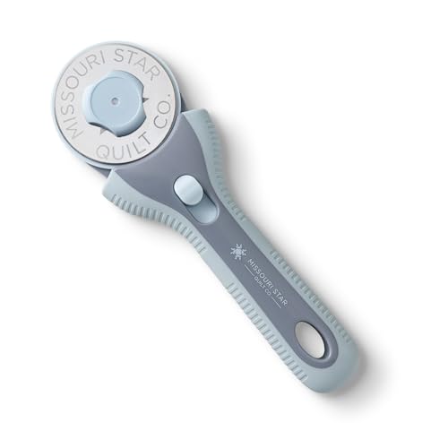 Missouri Star Rotary Cutter, 60mm Blade, Rolling Cutter Tool for Quilt Appliques and Cutting Fabrics, Essential Quilting and Sewing Supplies for DIY Craft Projects - color: 60mm Rotary Cutter
