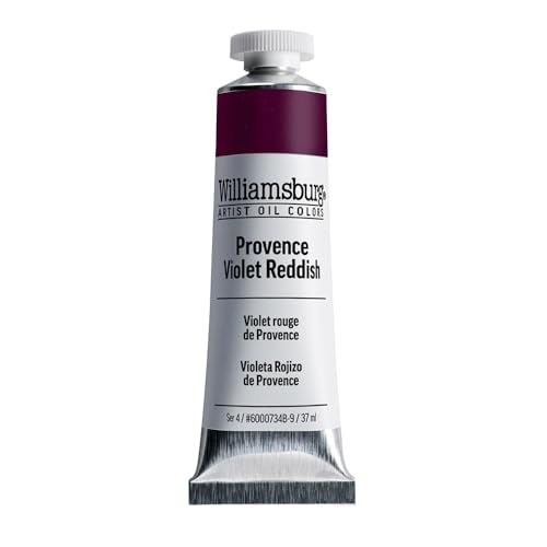 Williamsburg Artist Oil Colors, Provence Violet Reddish, 37 ml Tube | Artist grade oil paint delivering rich texture, high pigment load, and distinctive handmade character. - color: Provence Violet Reddish, size: 1.25 Fl Oz (Pack of 1)