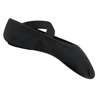 Stelle Ballet Shoes Women Highly Stretch Canvas Dance Slippers Ballet Flats | Ballet shoes for women, Split suede outsole, Non-Slip, Breathable cotton lining, Elastic cross straps, Yoga, Ballet training - color: Black, size: 9