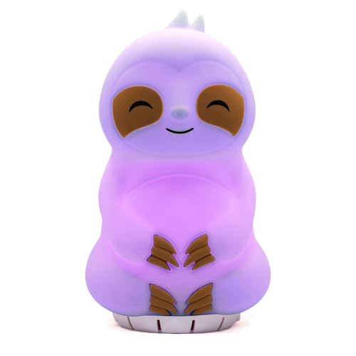 Mindsight 'Breathing Buddha' Guided Visual Meditation | 3 Modes to Slow Your Breathing & Calm Your Mind | Stress & Anxiety Relief | Wellness Gift | Adults, Kids, Classrooms | USB Rechargeable - size: Sloth (Sound)