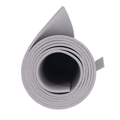 OISAKLD EVA Foam 2mm-10mm 13.7"×39" Craft Foam Sheet 74 kg/m³ Cosplay Foam for Craft Model Cosplay 2mm - color: Grey, size: 2mm -Thickness
