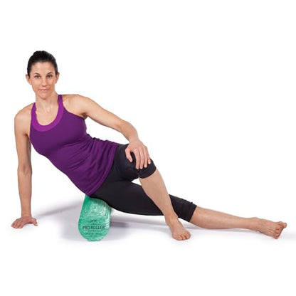 OPTP PRO-ROLLER Standard Density Foam Roller – Round, Green, 36" x 6" | Durable, standard density foam roller for back massage, deep tissue foam roller exercises, stretching, fitness, yoga, Pilates - style: Green, 36" x 6", Standard Density