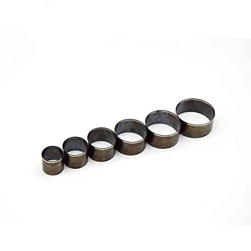 Alloy Steel Round Shape Cutting Die for Cardboard, Leather, PVC, Fabric Good Helper for Handicraft (Steel) - color: Steel