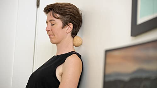 Travel Cork Massage Ball | Lightweight, Sustainable Alternative to Lacrosse Ball for Muscle Pain Relief (2.5 Inch (Pack of 2), Sanded Cork) - size: 2.5 Inch (Pack of 2)