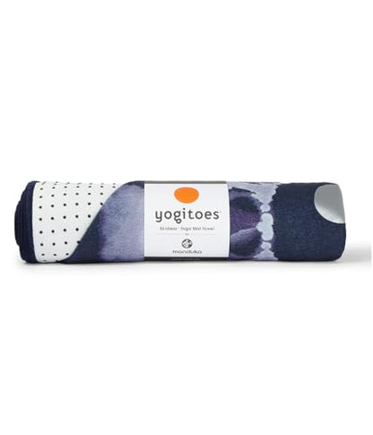 Manduka Yogitoes Hot Yoga Mat Towel - 79" | Moisture Activated Grip | Patented Silicone Nubs | Highly Absorbent, Durable & Easy Care | Made from Recycled Materials | 79 x 24 Inches | Chakra Residence