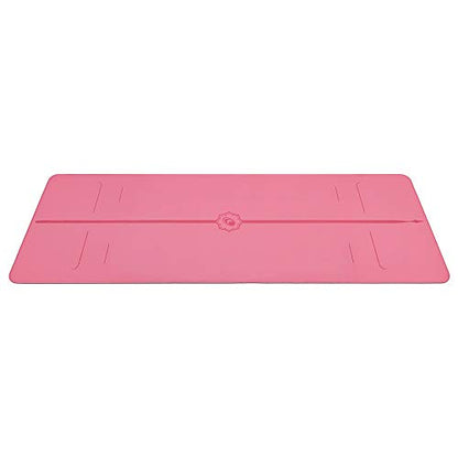 Liforme Evolve Yoga Mat - Patented Alignment Design, Advanced Non-Slip Grip - color: Pink