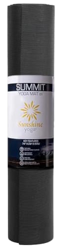 Summit Yoga Mat, 72"x24"6mm Thick - color: Black