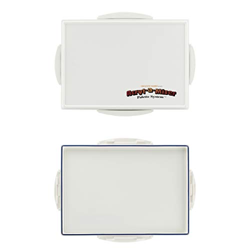 Acryl-A-Miser Artist Airtight Acrylic Palette for Saving Paint - Leak Proof, Multi Purpose, 21 Compartments