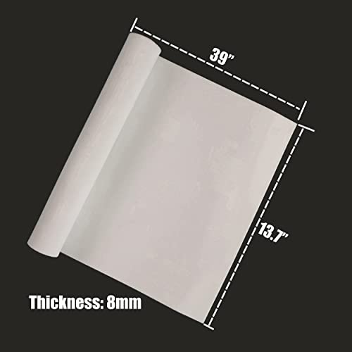 OISAKLD EVA Foam 2mm-10mm 13.7"×39" Craft Foam Sheet 74 kg/m³ Cosplay Foam for Craft Model Cosplay 6mm - color: White, size: 6mm -Thickness