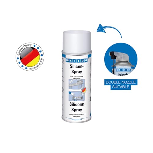 WEICON Silicone-Spray | 400 ml | Lubricant, Separating, Protective and Care Product