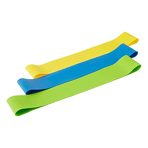 Beachbody Resistance Bands for Booty and Thigh Workouts, Unisex Strength Workout Exercise Loops for Women & Men, Light, Medium & Heavy Resistance Levels, 12 Inch, 3 Pack - size: 12 Inch